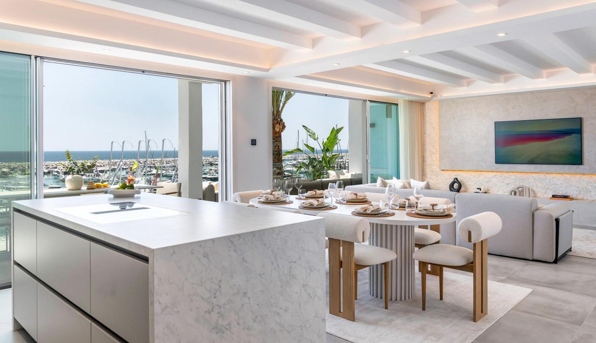 224 -Luxury Selection- Puerto Banus Marbella Front Line Duplex Penthouse Apartment Exterior foto